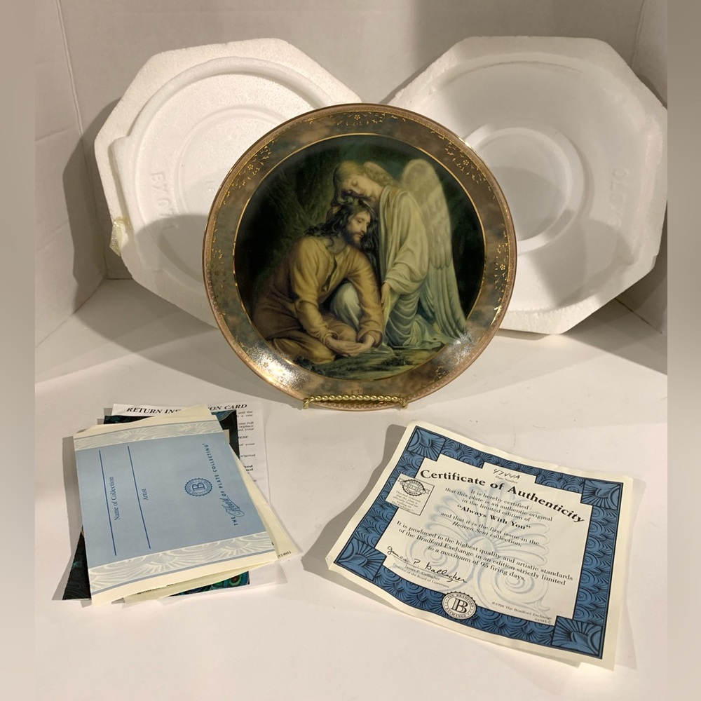 The Bradford Exchange Always with You Plate # 4744A